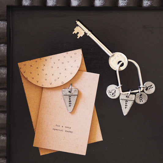 'Dada'/'Daddy' Flag Keyring Charm (pack of 3)