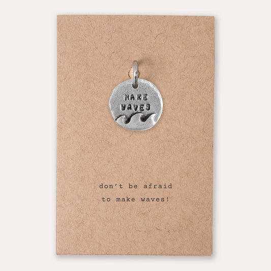 'Make Waves' Keyring Charm (pack of 3)