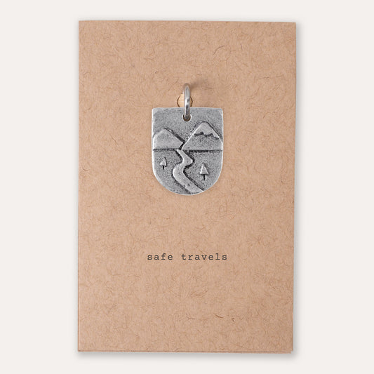 'Safe Travels' Keyring Charm (pack of 3)