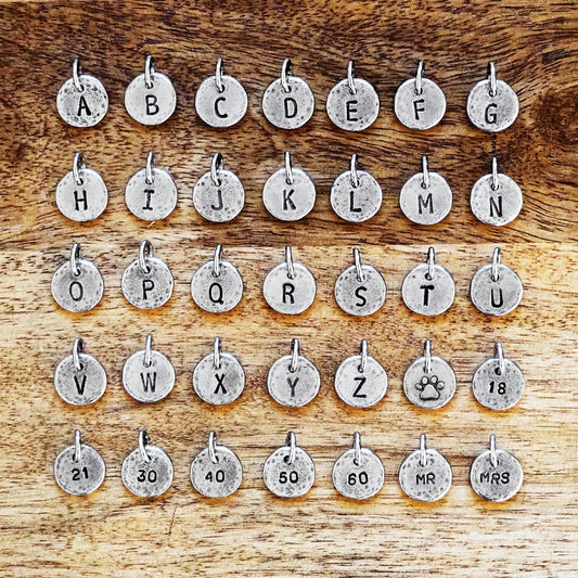 Initial Disc Charm (pack of 3) Without Packaging